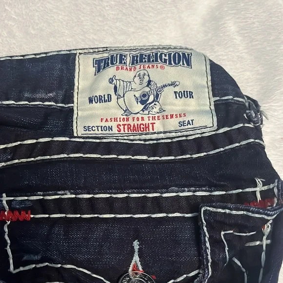 True religion dark blue jeans - Picture 4 of 4